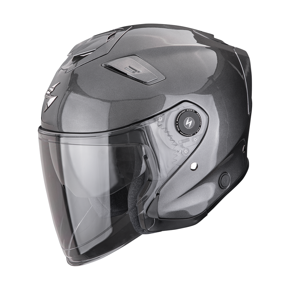 SCORPION EXO-GT JET SOLID MOTORCYCLE HELMET Metallic Gray