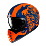 HJC V60 FLAME MC27 Casco Integral De Motocicleta Estilo Vintage - SECURTEX MOTOR S.L (t/a MaximoMoto)