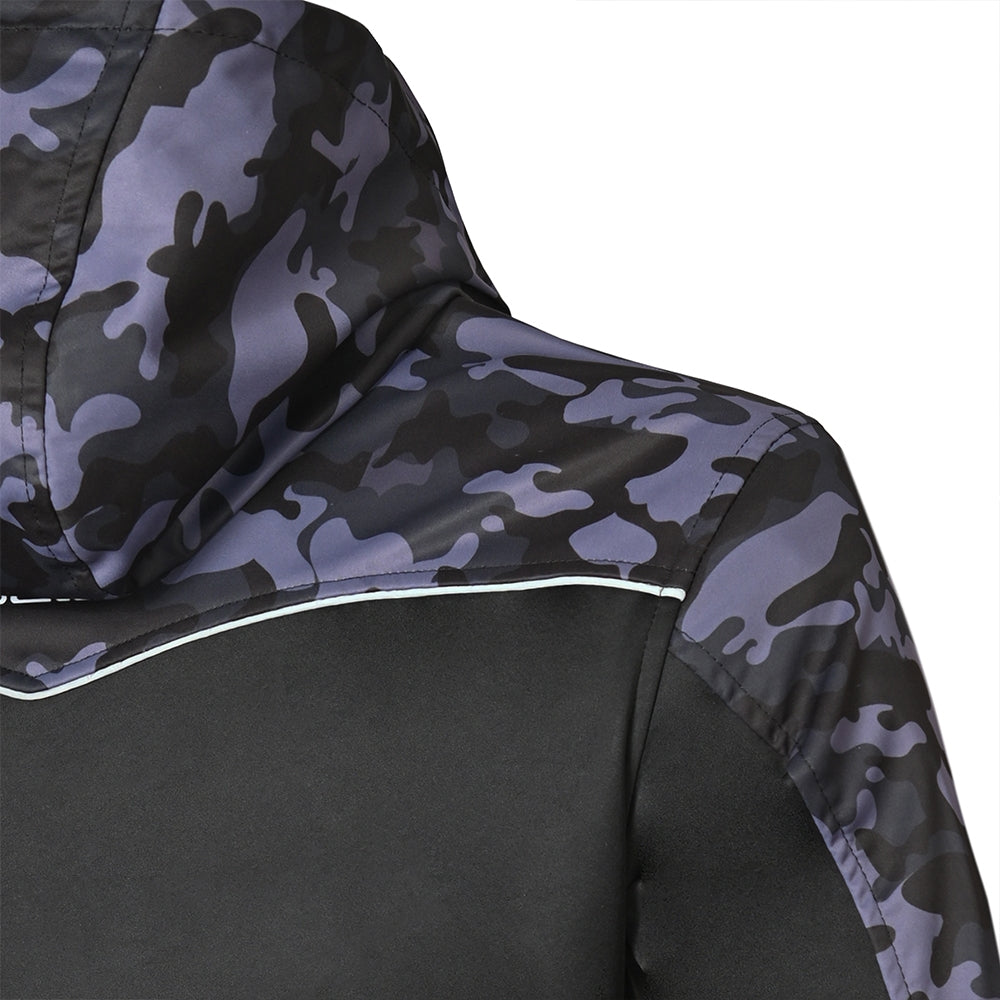 BELA - Sudadera Textil Camo Rush Negro/Azul Oscura