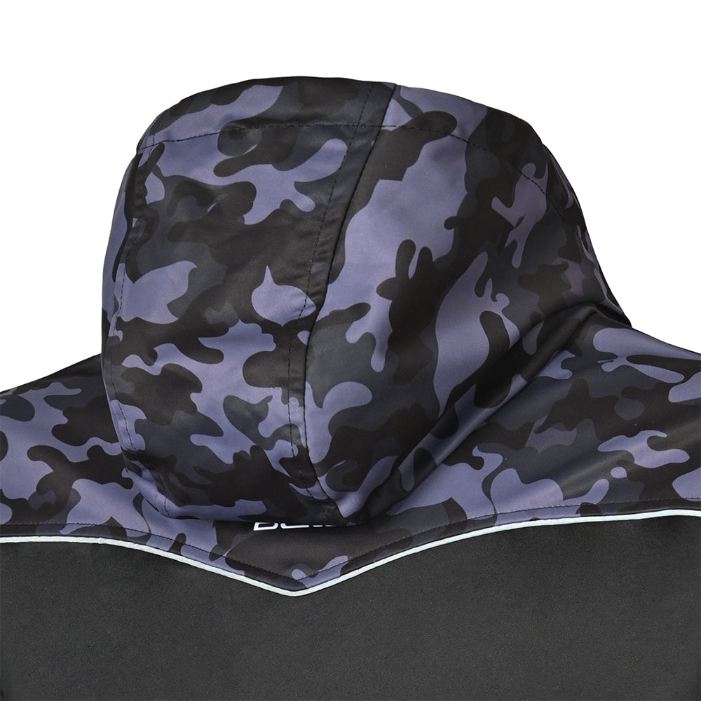 BELA - Sudadera Textil Camo Rush Negro/Azul Oscura