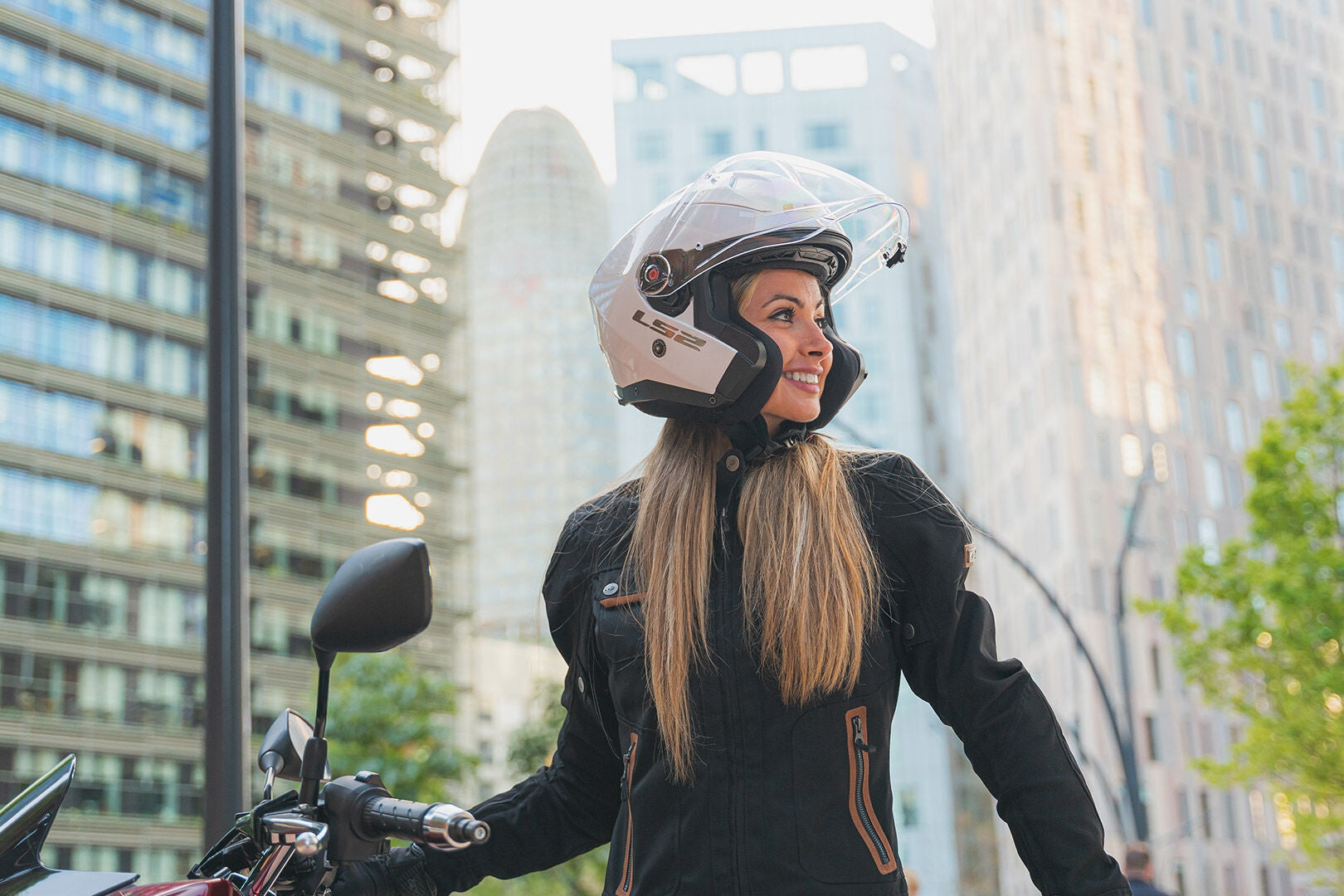 LS2 OF603 INFINITY II SOLID GLOSS WHITE-06