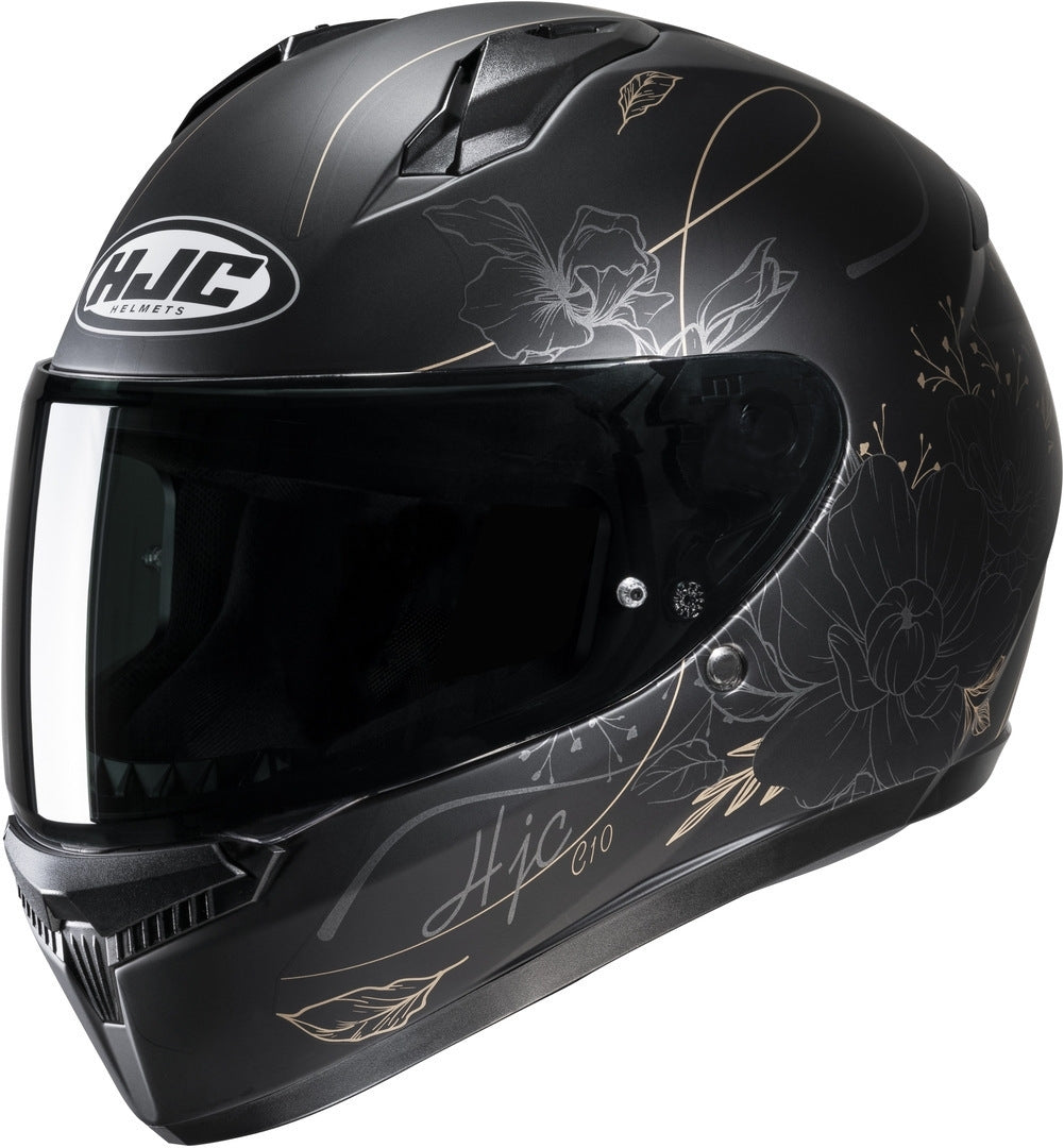 hjc c10 epik mc9sf gold casco integral de carreras de motos