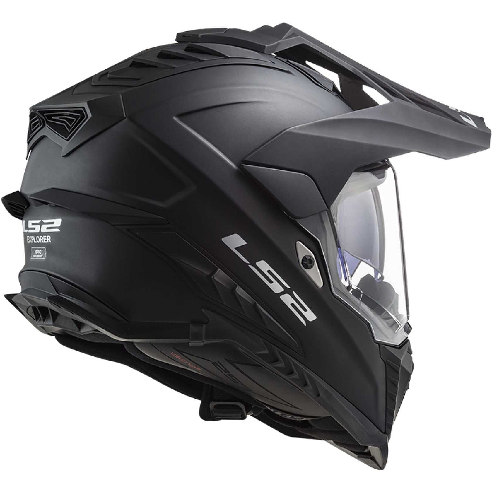 LS2 MX701 EXPLORER SOLID MATT BLACK