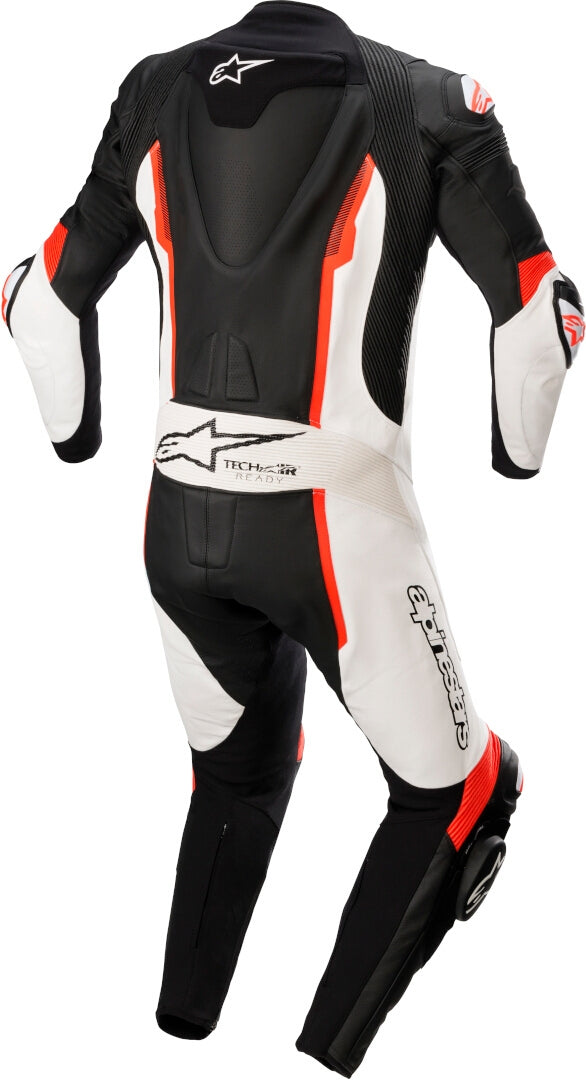 ALPINESTAR - MONO PIEL MISSILE V2 1 PC NEG/BLA/ROJO FL