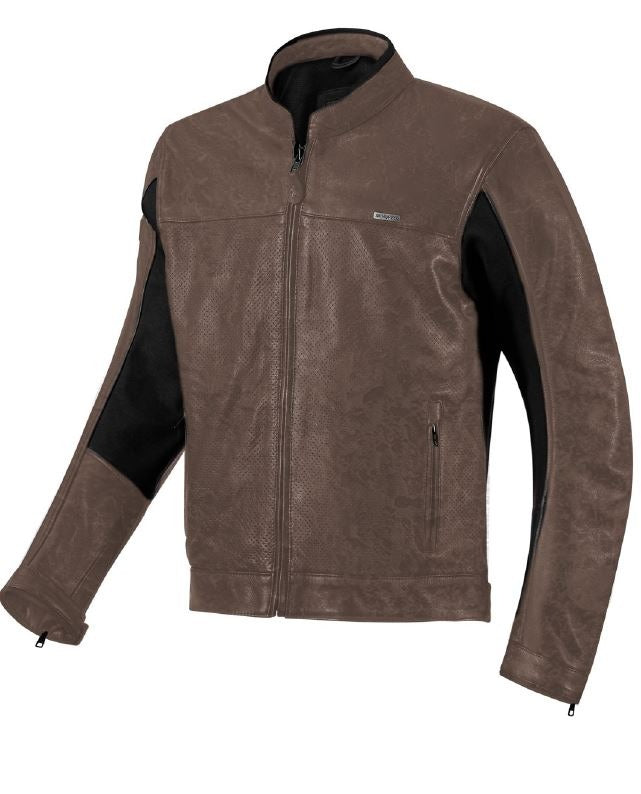 Chaqueta de moto personalizada de verano para hombre SEVENTY Sd-Jl4 Legend marrón