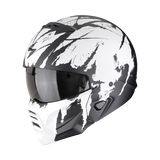 CASCO MOTO SCORPION EXO-COMBAT II MARAUDER Nero opaco-Bianco