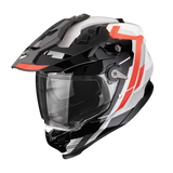 SCORPION ADF-9000 AIR PATROL CASCO DE MOTO Negro-Rojo