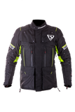 MUGENRACE T-UNO Moto Textil Chaqueta Negro Amarillo Fluor
