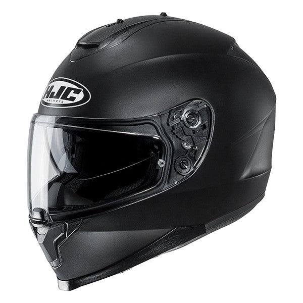 HJC C70N integral de moto deportivo casco Semi mate Negro