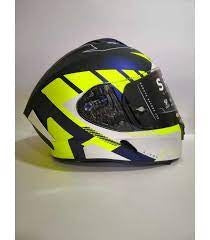 AIROH - CASCOS SPARK RISE BLUE/YELLOW MATT