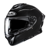 HJC C71 SOLID UNI CASCO INTEGRAL DE MOTO NIOIR NEGRO METALICO