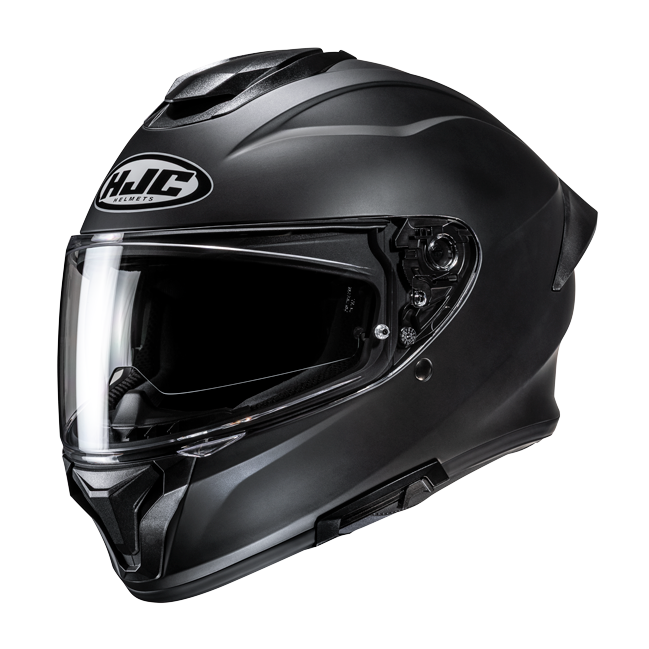 HJC C71 SOLID UNI CASCO INTEGRAL DE MOTO SEMI MATE NOIR NEGRO