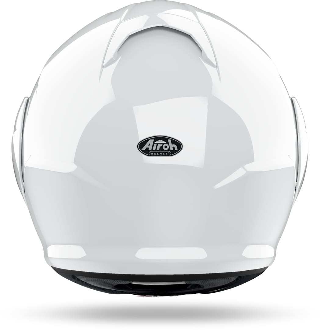 AIROH MATHISSE COLOR Moto Modular Abatable Casco Blanco Brillo