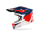 AIROH STRYCKER SKIN Motocicleta Off Road Casco Brillo rojo