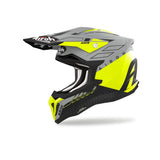 AIROH STRYCKER SKIN Motocicleta Motocross Casco Amarillo Mate
