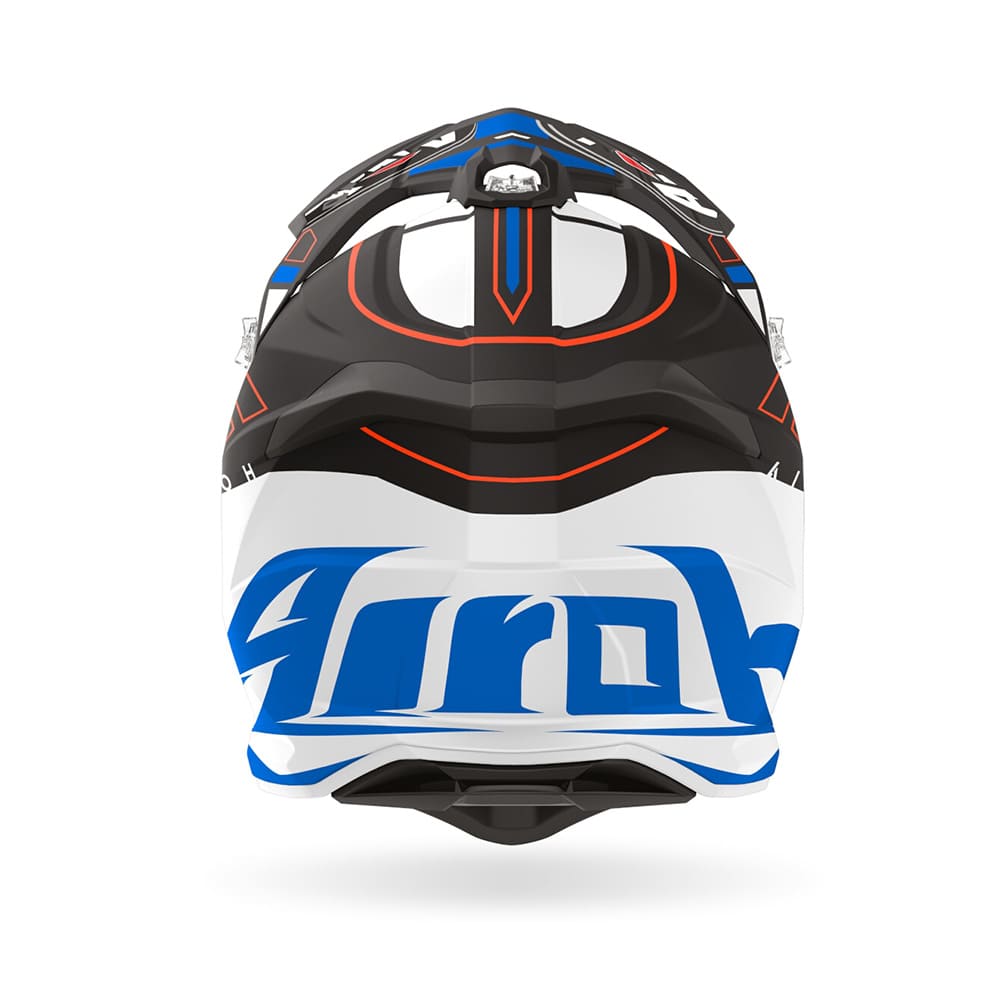 AIROH STRYCKER SKIN Moto Todoterreno Casco Azul Mate