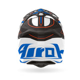 AIROH STRYCKER SKIN Moto Todoterreno Casco Azul Mate