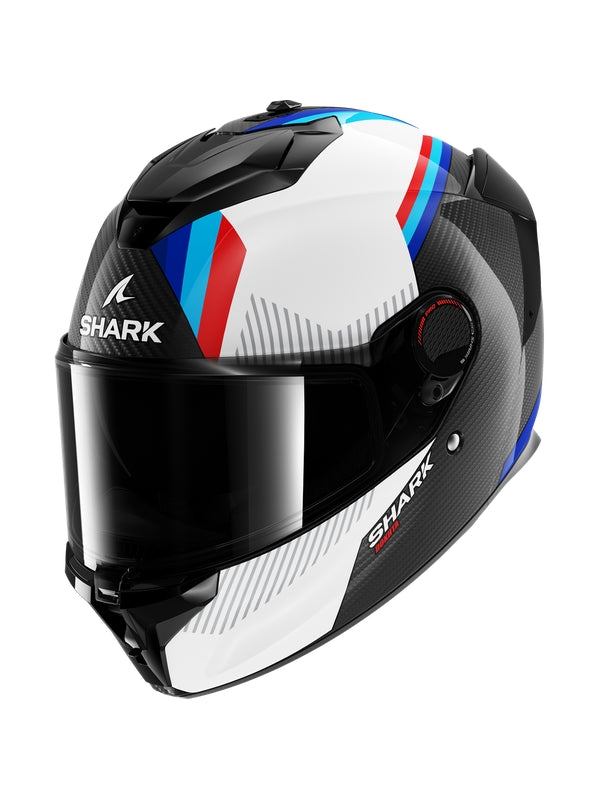 Shark - SPARTAN GT PRO CARBON Carbon White Blue