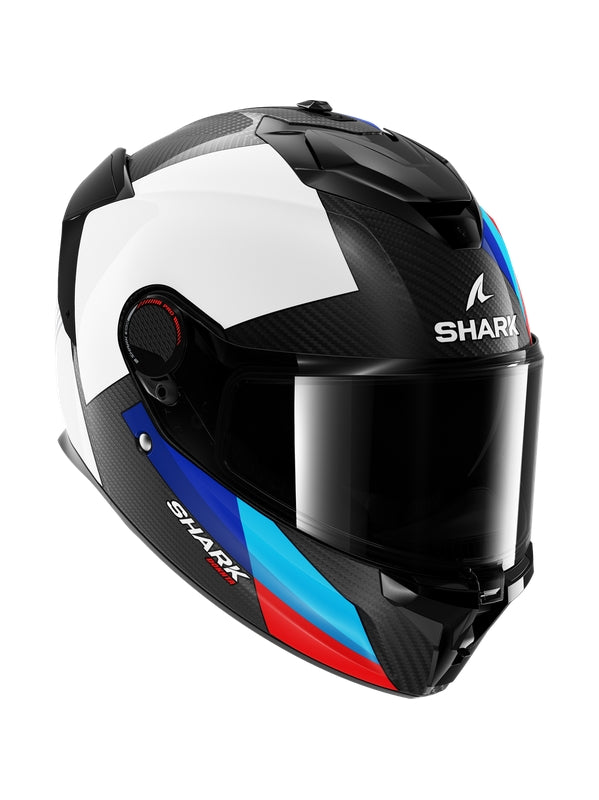 Shark - SPARTAN GT PRO CARBON Carbon White Blue