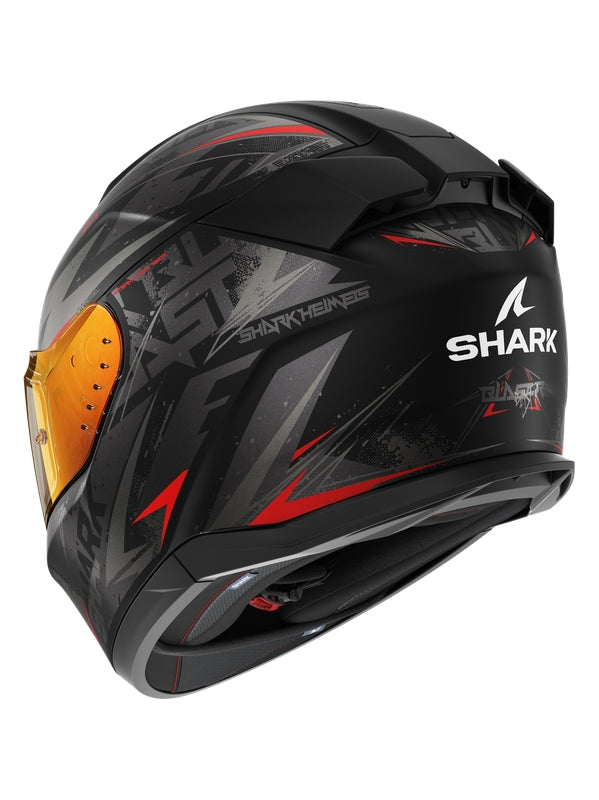 Shark - D-SKWAL 3 Black Anthracite Red