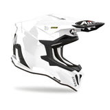 AIROH STRYCKER COLOR Motocicleta Motocross Para Casco Blanco Brillo