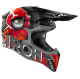 AIROH - CASCOS WRAAP YOUTH ALIEN RED MATT