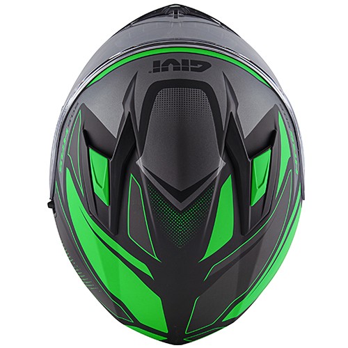 GIVI 50.6 Stuttgart CASCO COMPLETO TITANIO VERDE MT