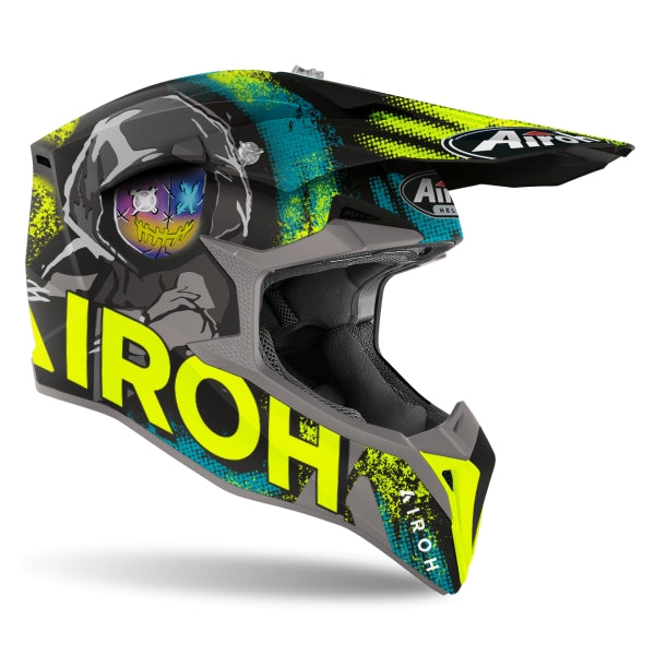 AIROH - CASCOS WRAAP ALIEN YELLOW MATT