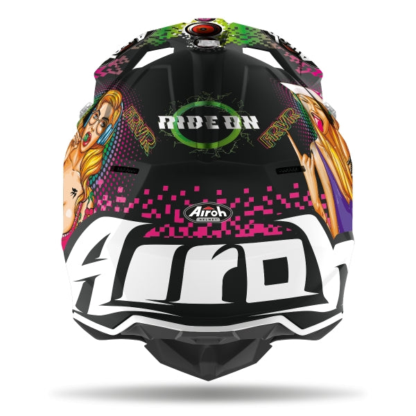 AIROH - CASCOS WRAAP YOUTH PIN UP MATT