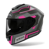 AIROH - CAPACETES ST.501 QUADRADO ROSA MATE