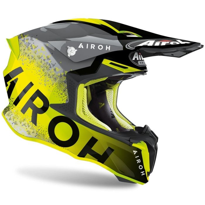 AIROH - CASCOS TWIST 2.0 BIT YELLOW GLOSS - SECURTEX MOTOR S.L (t/a MaximoMoto)