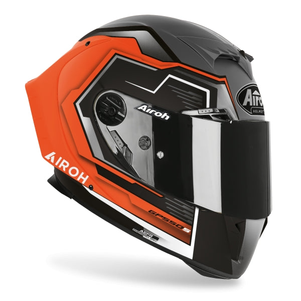 AIROH - CASCOS GP550 S RUSH ORANGE FLUO MATT - SECURTEX MOTOR S.L (t/a MaximoMoto)