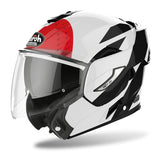 AIROH - CASCOS REV 19 LEADEN RED GLOSS