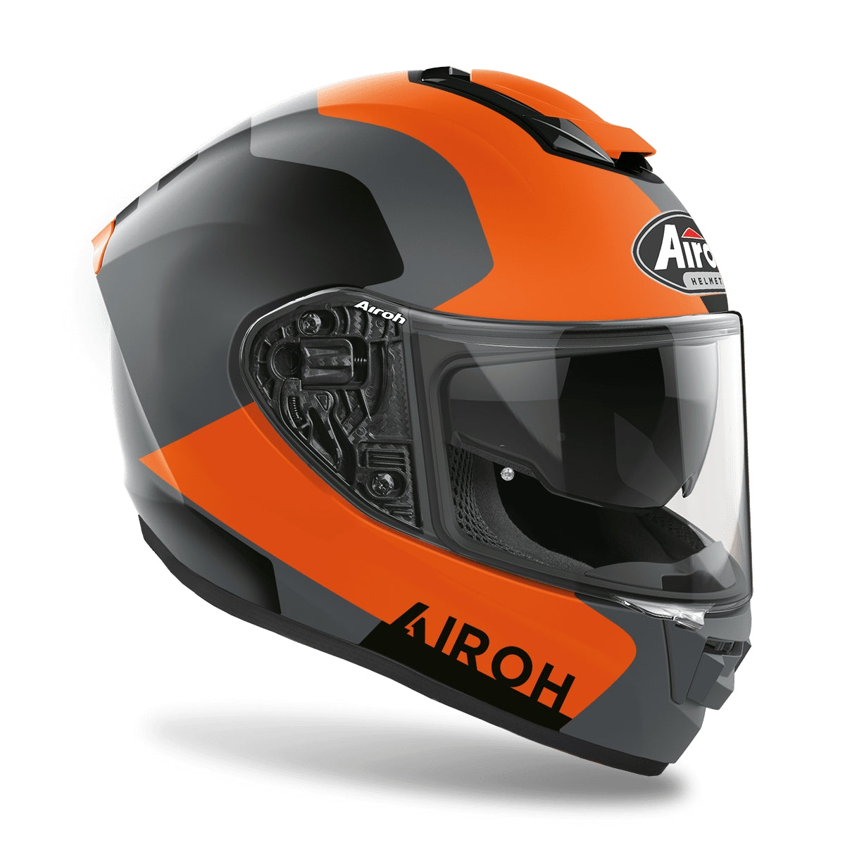AIROH - CASCOS ST.501 DOCK ORANGE MATT - SECURTEX MOTOR S.L (t/a MaximoMoto)