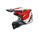 AIROH STRYCKER BLAZER Motocicleta Motocross Casco Rojo Brillo