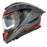 ACERBIS TARMAK-X CASCO RACING DE MOTO GRIS ROJO