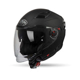 AIROH EXECUTIVE COLOR Casco de Moto Turismo Negro Mate