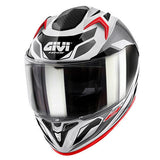 GIVI - CASCO FULL 50.8 BRAVE BLANCO TITANIO NEGRO