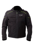 MUGENRACE SRIPPY Softshell-Motorradjacke Schwarz Gelb
