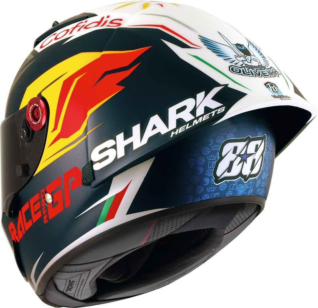 SHARK- Race-R-Pro Gp Oliveira Signature Blu Red Bull 