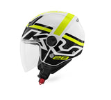 KAPPA KV28 EVO VGD Moto Ciudad Montar Casco Blanco Negro Amarillo - CASCO
