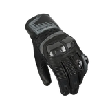 MACNA CHIZA Señoras Moto Cuero Guantes Negro - GUANTES