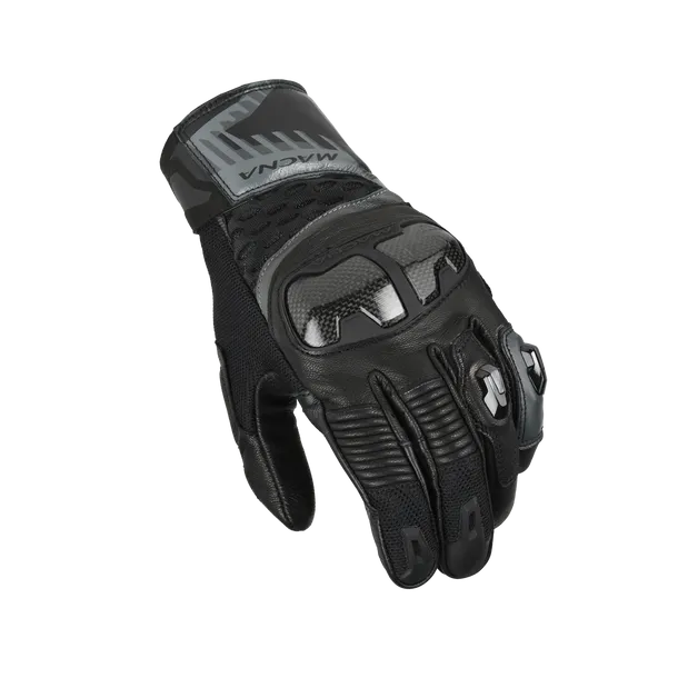 MACNA CHIZU Moto Cuero Guantes Negro - GUANTES