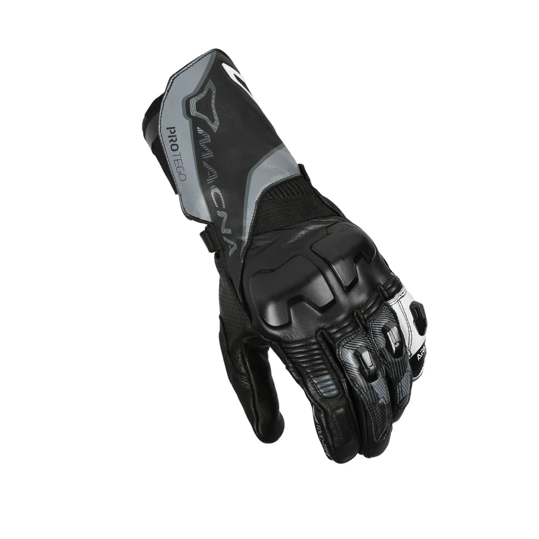 MACNA PROTEGO Hombre Moto Cuero Guantes Negro - GUANTES