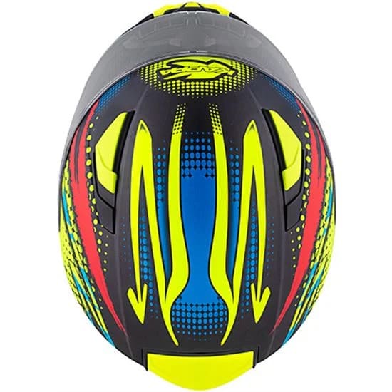 KAPPA KV38 Houston Moto Integral Casco Negro Azul - CASCO