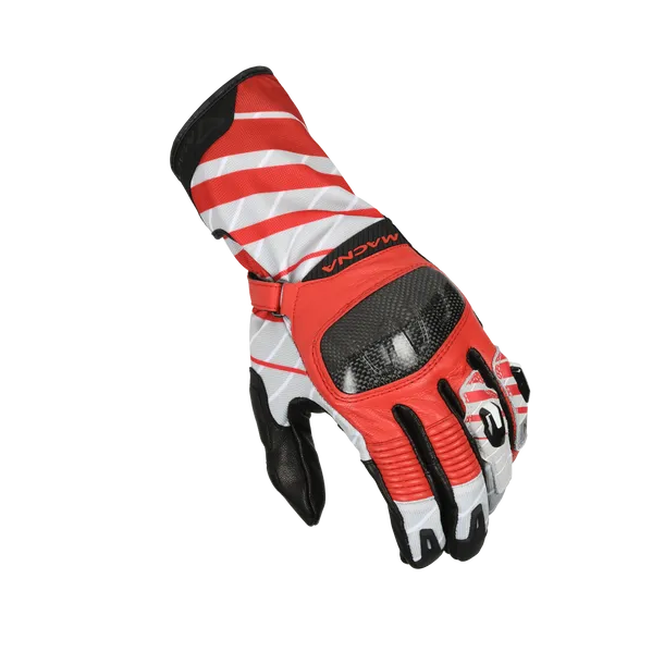 MACNA KROWN Carbono protección Hombres Guantes Negro Rojo Grey - GUANTES