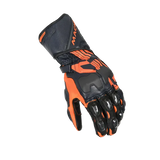 MACNA Powertrack Hombres Moto Guantes Naranja Negro Oscuro Azul - GUANTES