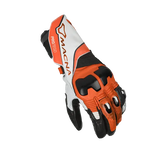MACNA PROTEGO Hombre Moto Cuero Guantes Blanco Naranja Negro - GUANTES