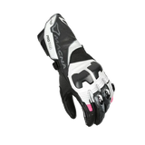 MACNA PROTEGO Mujer Moto Cuero Guantes Blanco Rosa Negro - GUANTES