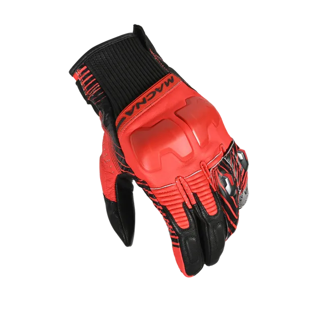 MACNA ULTRAXX Hombre Moto Deportivos Jinetes Guantes Negro Rojo - GUANTES